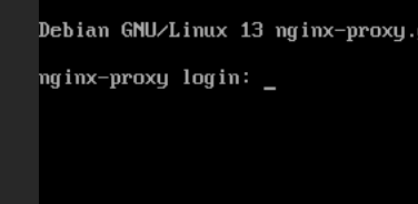 restored VM booted