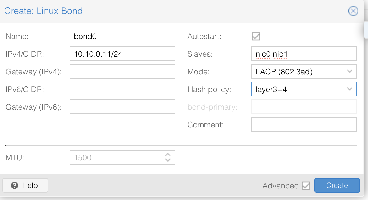 bond interface details